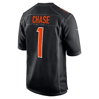 Nike Youth Ja’Marr Chase Jersey Size Small On Field authentic Cincinnati Bengals Black NEW