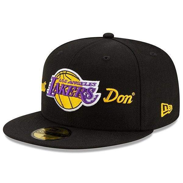 Men's New Era x Just Don Black Los Angeles Lakers 59FIFTY Fitted 