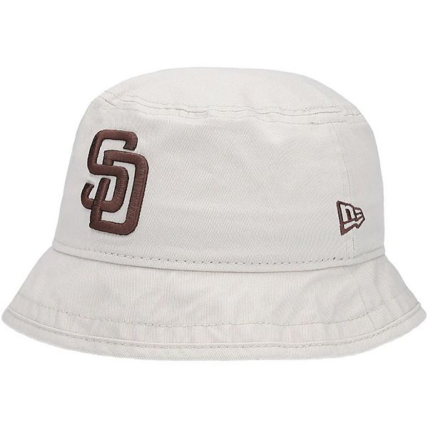 Infant San Diego Padres New Era White Spring Training Print Bucket Hat