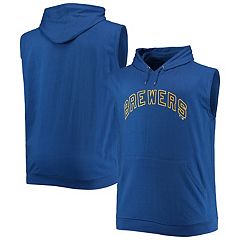 New York Mets Jersey Muscle Sleeveless Pullover Hoodie - Royal