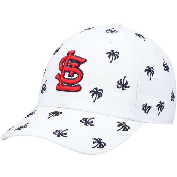 Women's St. Louis Cardinals '47 White Spring Training Confetti Clean Up  Adjustable Hat