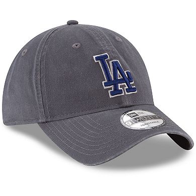 Men's New Era Graphite Los Angeles Dodgers Fashion Core Classic 9TWENTY Adjustable Hat