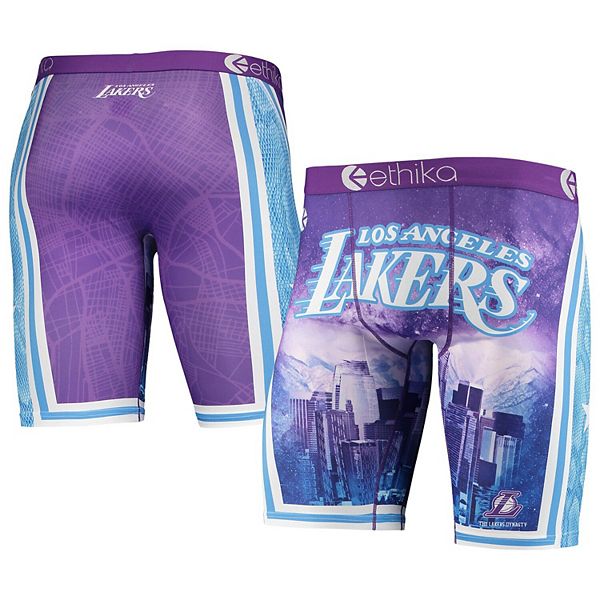 Men's Ethika Purple/Powder Blue Los Angeles Lakers 2021/22 City Edition  Boxer Briefs