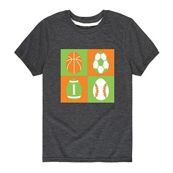 Boys 8-20 Sports Easter Egg Graphic Tee