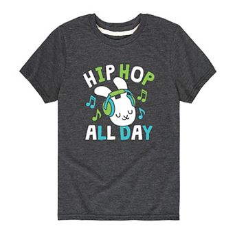 Boys 8-20 Bunny Hip Hop All Day Graphic Tee
