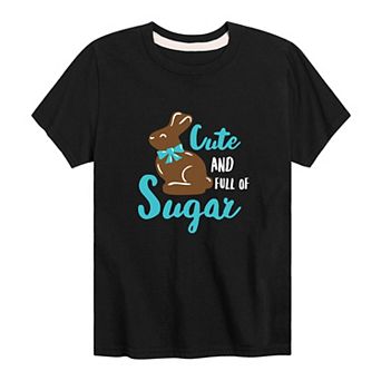 Boys 8-20 Cute & Full Of Sugar Graphic Tee
