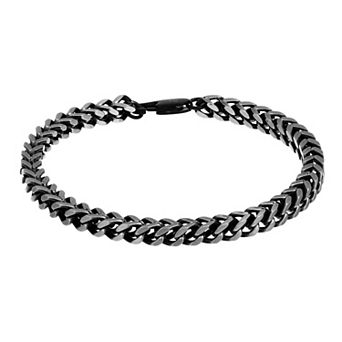Men's LYNX Stainless Steel 5 mm Foxtail Chain Bracelet