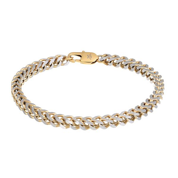 Men's LYNX Stainless Steel 5 mm Foxtail Chain Bracelet