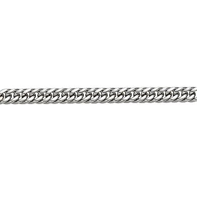 Men's LYNX Stainless Steel 9 mm Gourmeta Chain Necklace