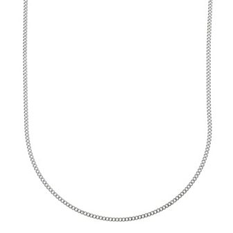Men's LYNX Stainless Steel 2 mm Curb Chain Necklace