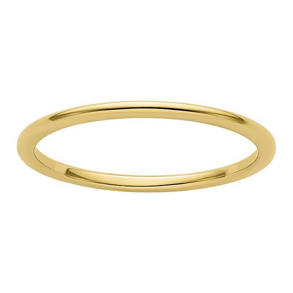 Stacks & Stones 10k Gold 1.2 mm Half Round Stackable Band