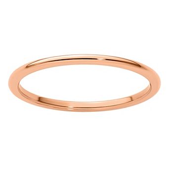 Stacks & Stones 10k Gold 1.2 mm Half Round Stackable Band