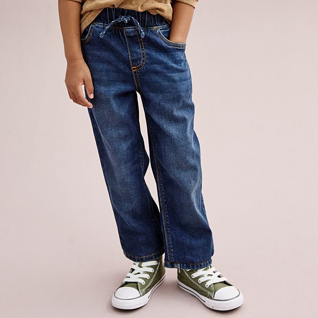 Pull-On Denim Pants