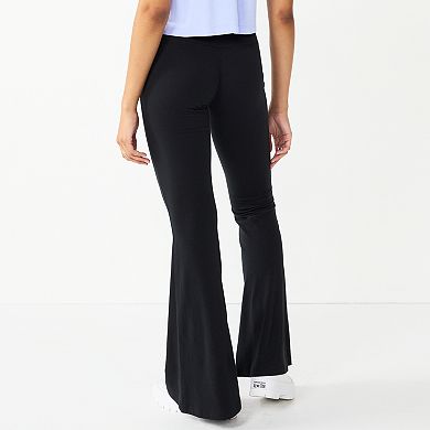 Juniors' SO® Low-Rise Flare Yoga Pants