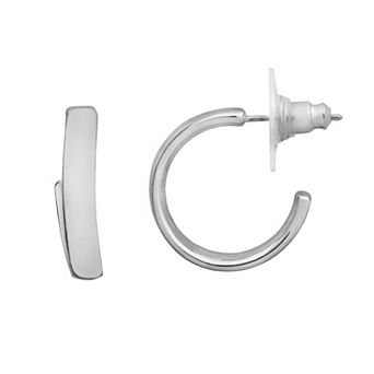 LC Lauren Conrad Medium Nickel Free Hoop Earrings