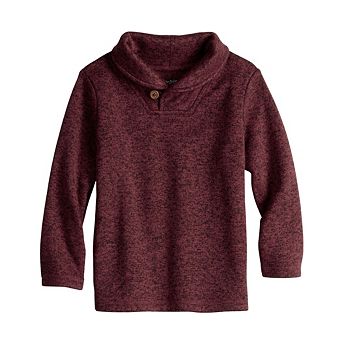 Toddler Boy Jumping Beans® Sweaterfleece Shawl Collar Pullover