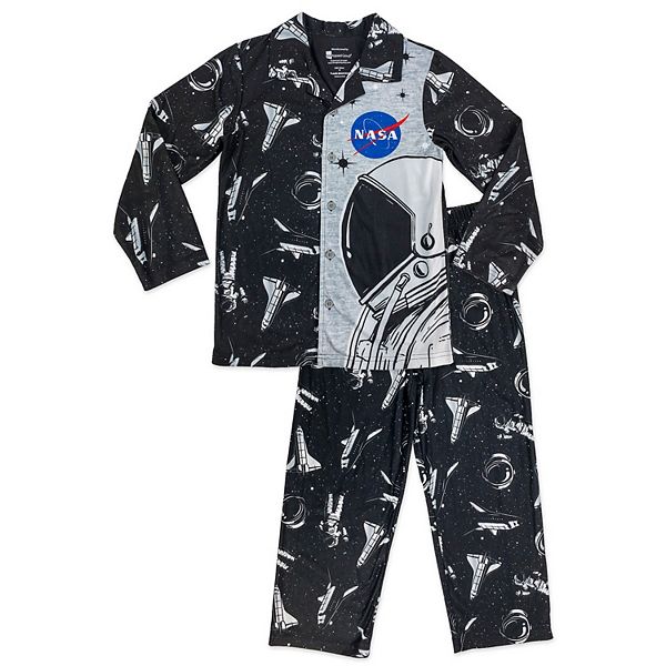 Boys 4 12 NASA Top Bottoms Pajama Set