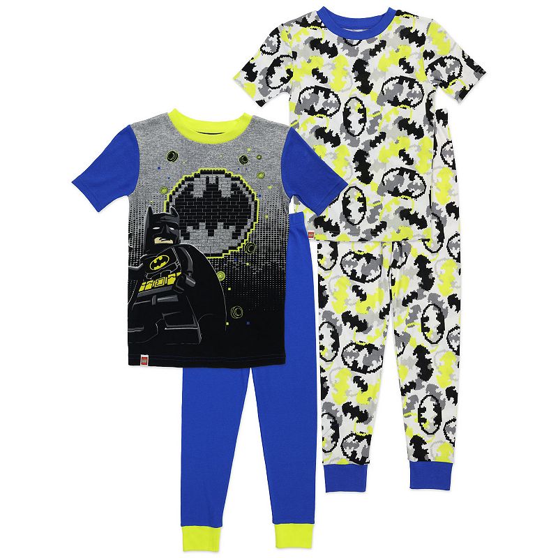 60890723 Boys 4-10 Lego Batman Logos Pajama Set, Boys, Size sku 60890723