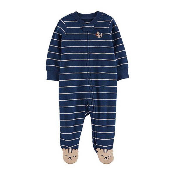 Baby Boy Carter s Chipmunk 2 Way Zip Sleep Play