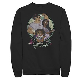 Big & Tall Disney Encanto Sister Trio Circle Portrait Sweatshirt