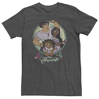 Big & Tall Disney Encanto Sister Trio Circle Portrait Tee