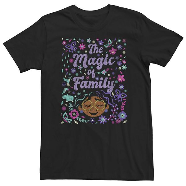 Big & Tall Disney Encanto The Magic Of Family Collage Poster Tee