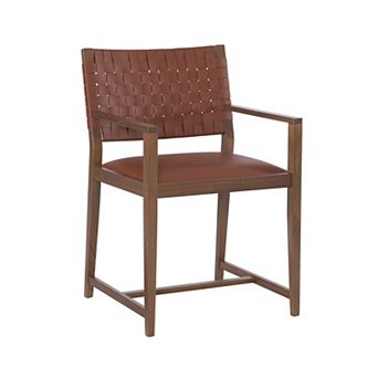 Linon Ruskin Arm Dining Chair