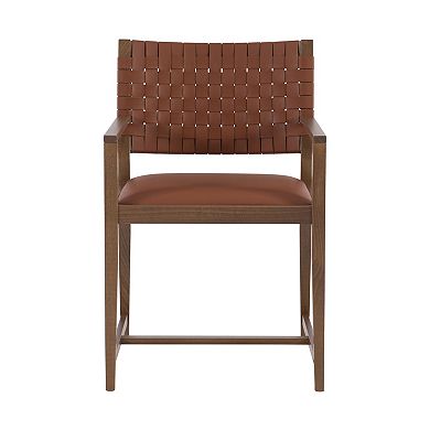 Linon Ruskin Arm Dining Chair