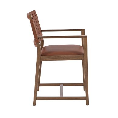 Linon Ruskin Arm Dining Chair