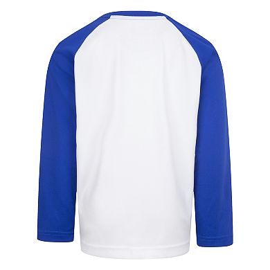 Boys 4-7 Nike Swoosh Repeat Raglan Graphic Tee