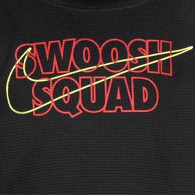 Boys 4-7 Nike Swoosh Squad Thermal Long Sleeve Graphic Tee