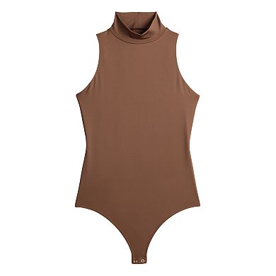 Women's Nine West Sculpt Mockneck Bodysuit