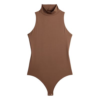 Women's Nine West Sculpt Mockneck Bodysuit