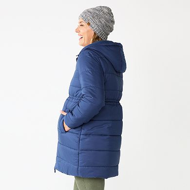 Maternity Sonoma Goods For Life® Cinch Waist Puffer Jacket