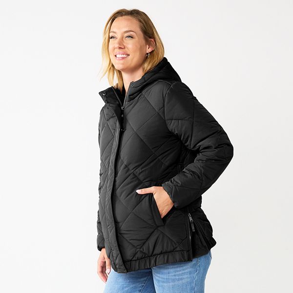 Maternity Sonoma Goods For Life Side Zip Puffer Jacket