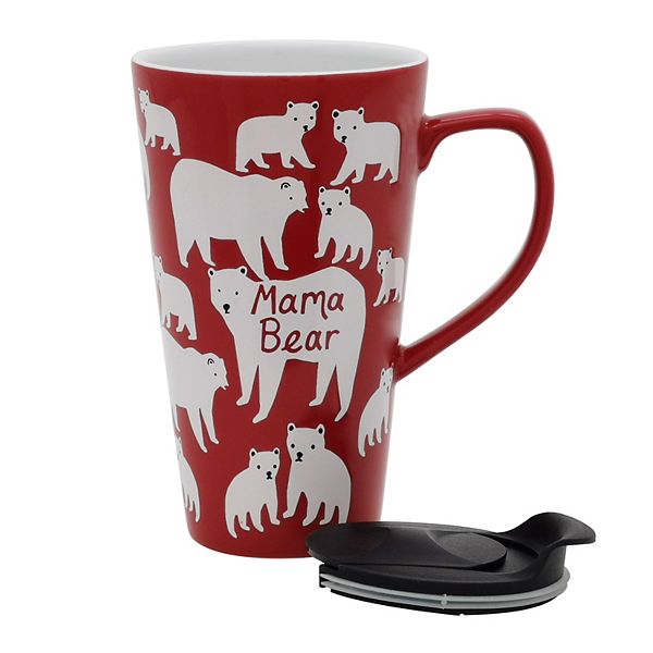 Large Mama Bear Coffee Tea Mug, Mother's Day Gift, Mama Bear Mug