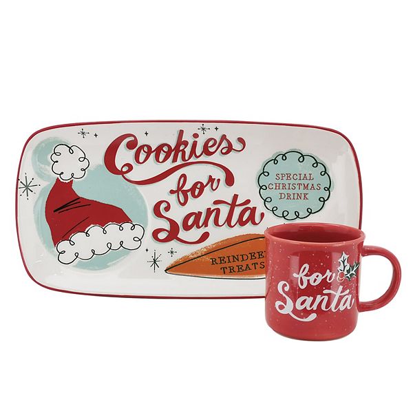 Santa plate 2024 and cup