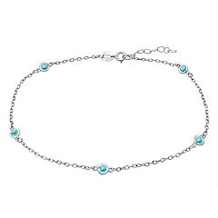 Kohls sterling silver on sale anklets