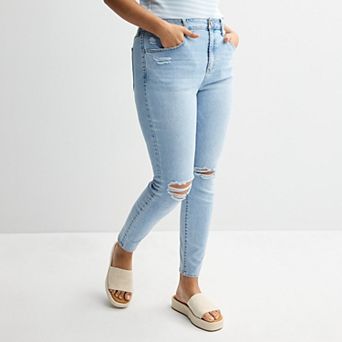 Juniors' Plus Size SO® Mid-Rise Skinny Jeggings