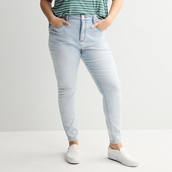 Juniors' Plus Size SO® Mid-Rise Skinny Jeggings