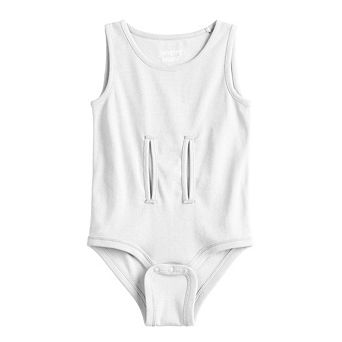 Baby Girl Jumping Beans® Adaptive Abdominal Access Sleeveless Romper