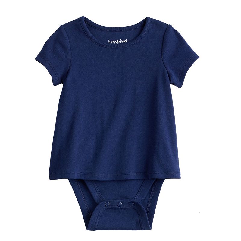 Baby Girl Jumping Beans Adaptive Abdominal Access T-Shirt Romper, Girls, S