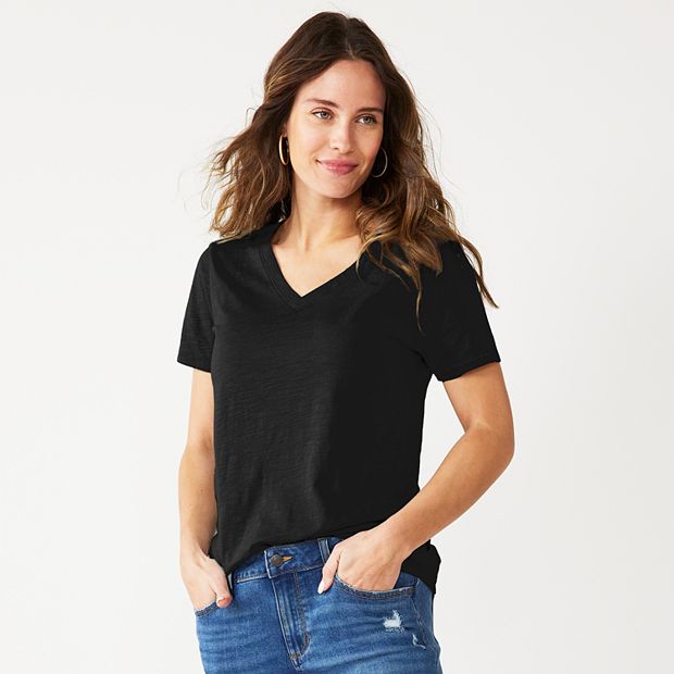 sonoma everyday tee v neck