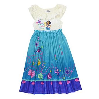 Disney's Encanto Mirabel Girls 4-8 "Encanto Garden" Fantasy Gown Nightgown