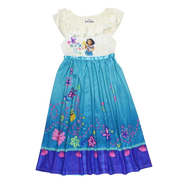 Disney's Encanto Mirabel Girls 4-8 Encanto Garden Fantasy Gown Nightgown