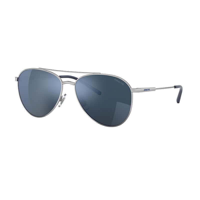 34115527 Arnette AN3085 Sidecar Aviator Sunglasses, Silver sku 34115527