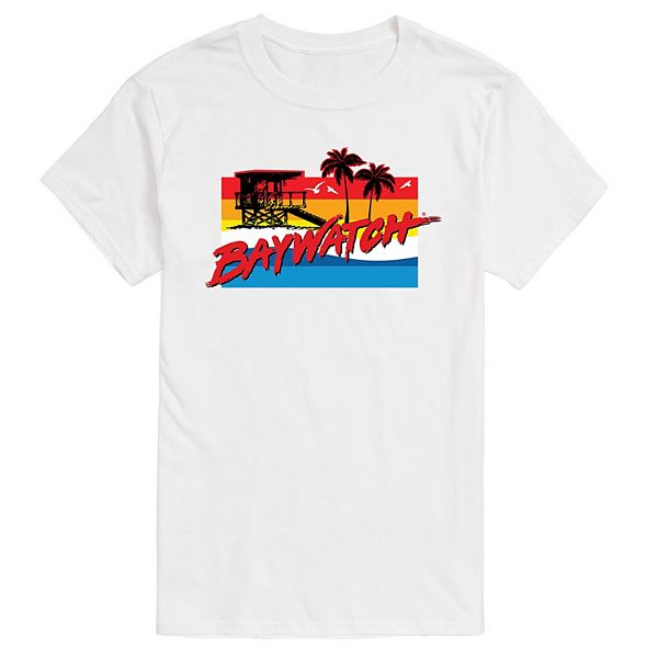 Men's Baywatch Beach Stripe Tee