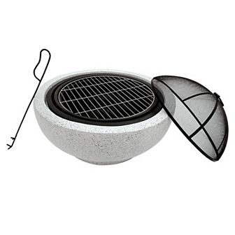 Outdoor Concrete Wood Burning Fire Pit