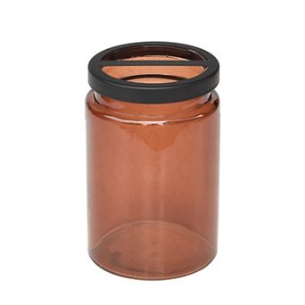 Sonoma Goods For Life® Amber Glass Toothbrush Holder