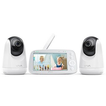 VAVA Split-View 5-Inch 720P Video Baby Monitor with 2 Cameras